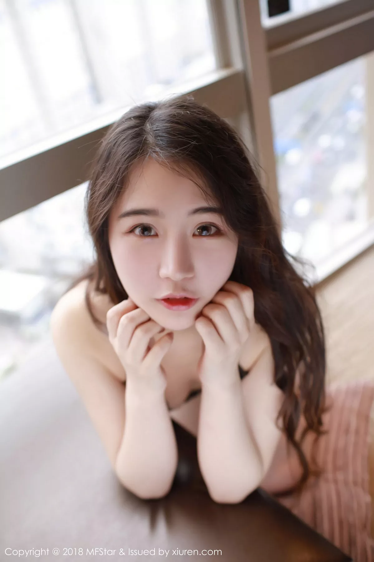 秀人集.com_[MFStar模范学院]Vol.118_嫩模宅兔兔黑色连体蕾丝情趣内衣缕空透视诱惑写真41P