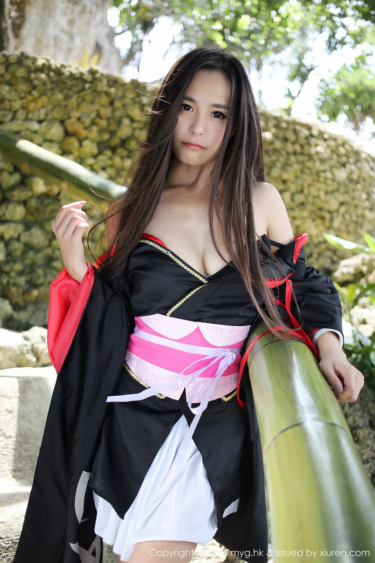 秀人集.com_[MyGirl美媛馆]Vol.136_嫩模Moa小姐菲律宾长滩旅拍日本和服秀完美曲线写真61P