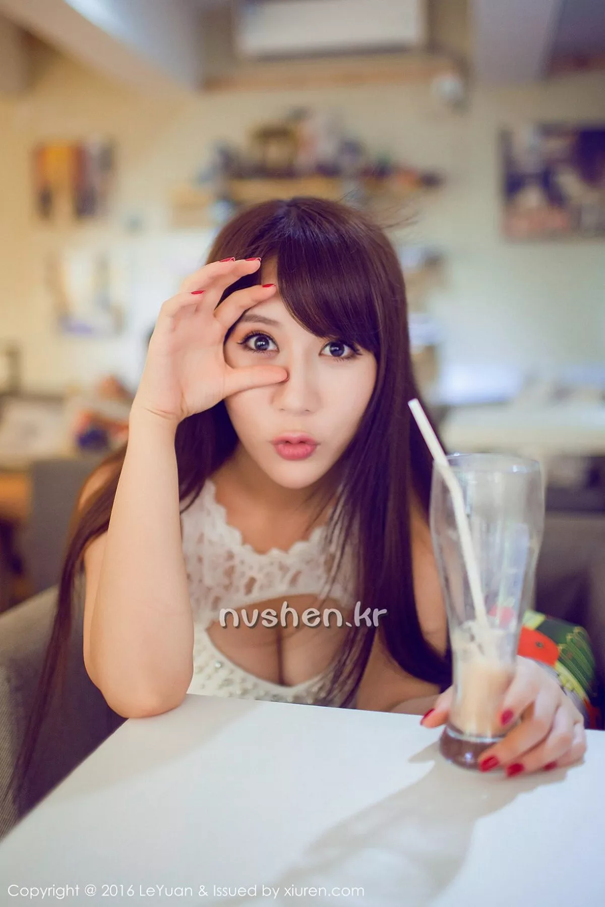 秀人集.com_[LeYuan星乐园]Vol.020_嫩模艾惟玲珑瓜子脸前凸后翘的完美身材白嫩美胸性感写真46P