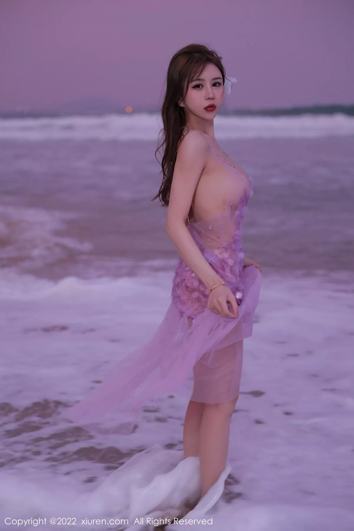 秀人集.com_[XiuRen秀人网]No.5890_模特tina_甜仔海南旅拍沙滩场景粉色真空裙秀凹凸身材诱惑写真53P