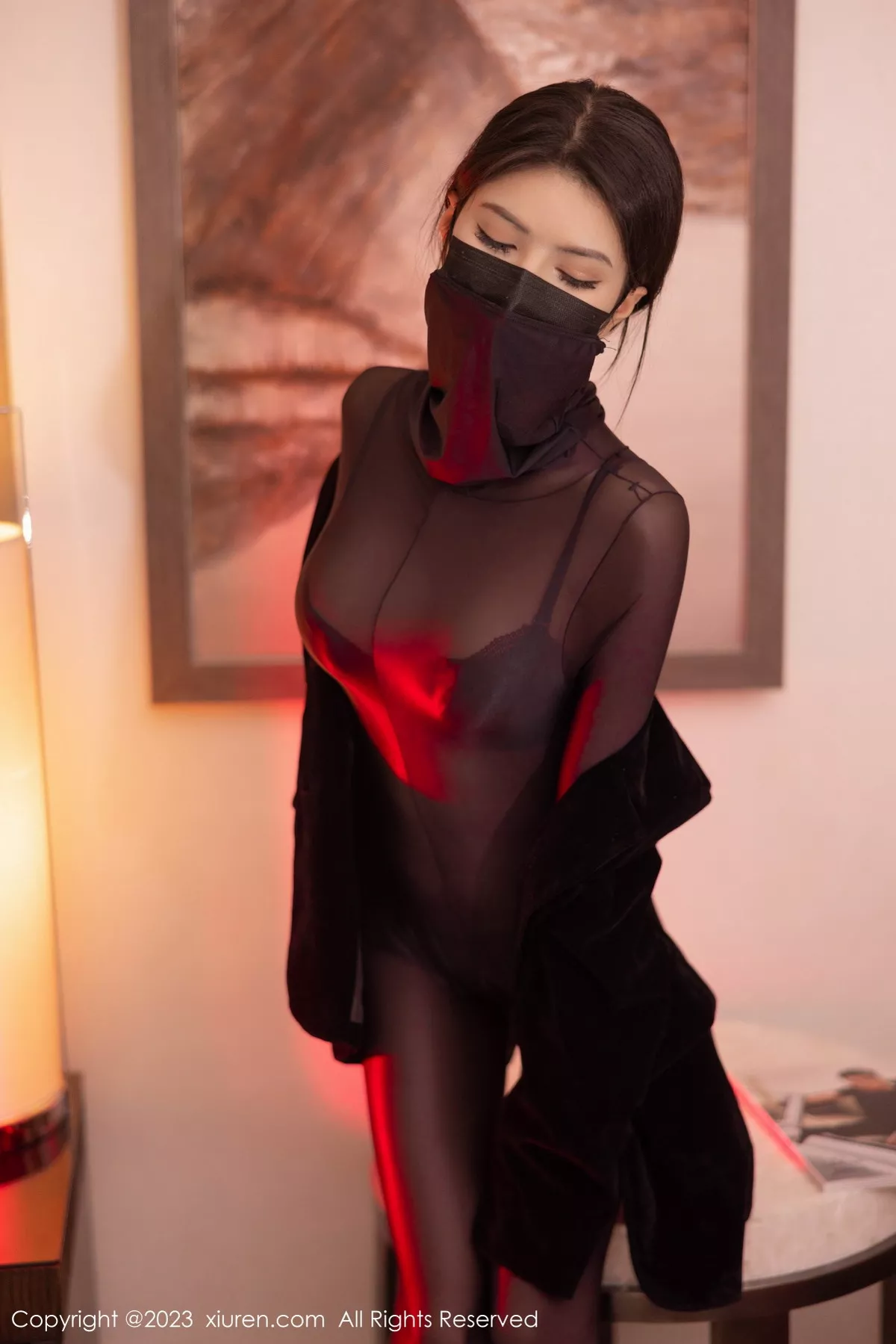 秀人集.com_[XiuRen秀人网]No.6090_模特媛媛酱belle江浙沪旅拍黑色网纱连体衣秀曼妙身姿诱惑写真84P