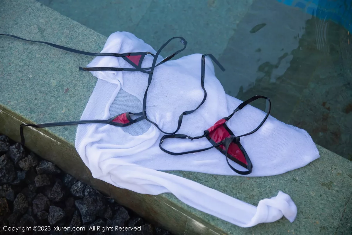 秀人集.com_[XiuRen秀人网]No.7045_模特是小逗逗脱白色薄透上衣露性感红黑色比基尼完美诱惑写真77P