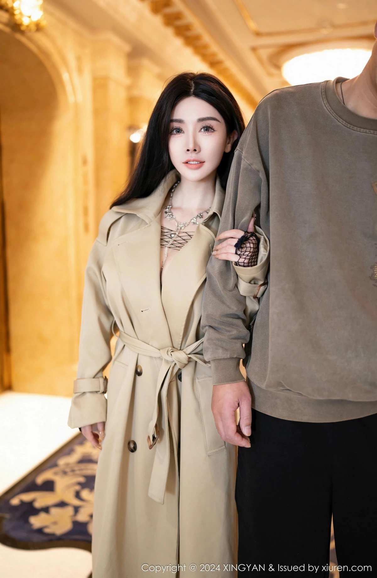 秀人集.com_[XINGYAN星颜社]VOL.293_模特潘思沁情节拍摄性感黑色网格连体衣秀巨乳肥臀诱惑写真79P