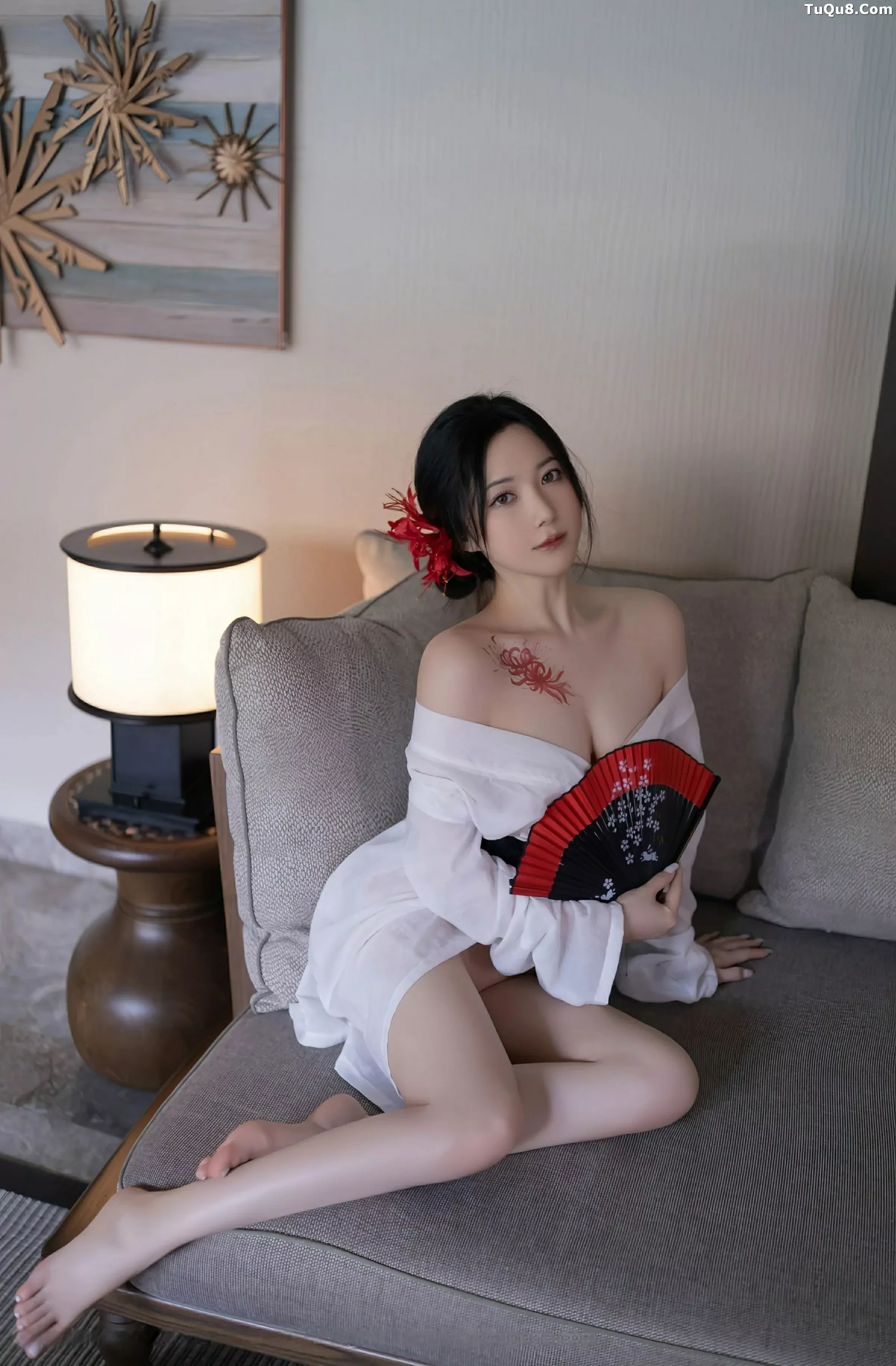 秀人集.com_[XiuRen秀人网]No.10514_模特鱼子酱Fish性感白色薄透服饰配白色丝袜秀曼妙身材诱惑写真80P