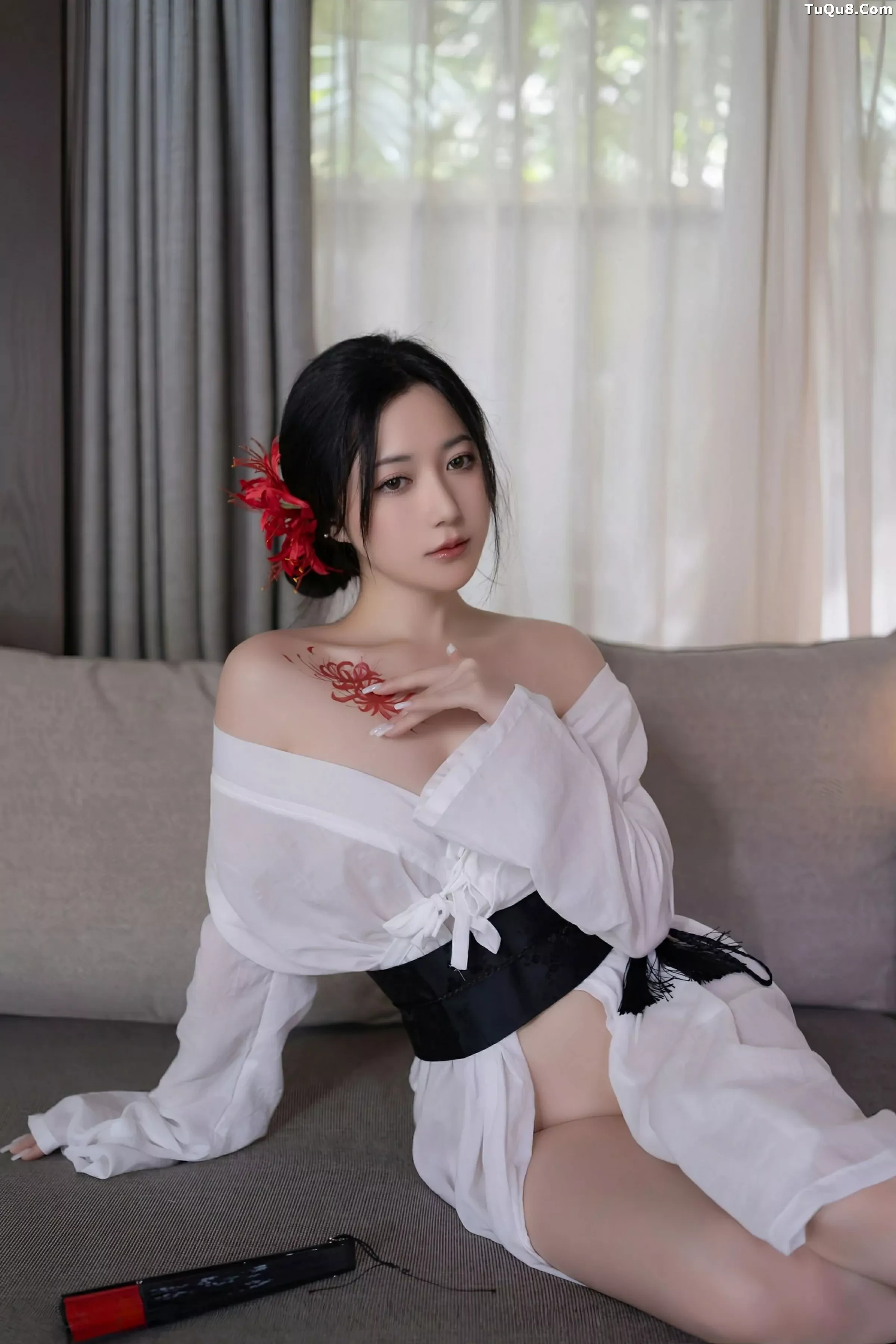 秀人集.com_[XiuRen秀人网]No.10514_模特鱼子酱Fish性感白色薄透服饰配白色丝袜秀曼妙身材诱惑写真80P