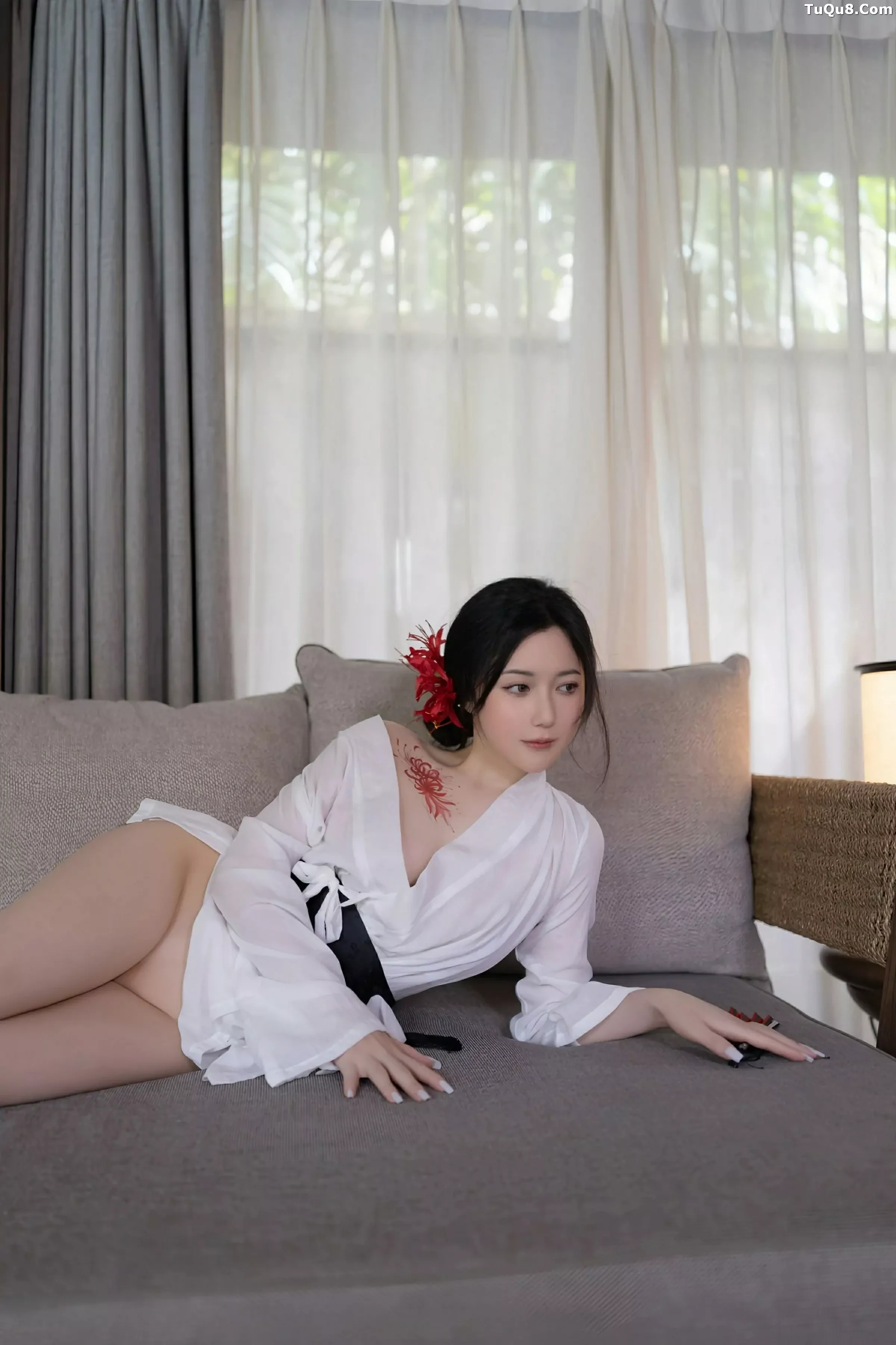 秀人集.com_[XiuRen秀人网]No.10514_模特鱼子酱Fish性感白色薄透服饰配白色丝袜秀曼妙身材诱惑写真80P