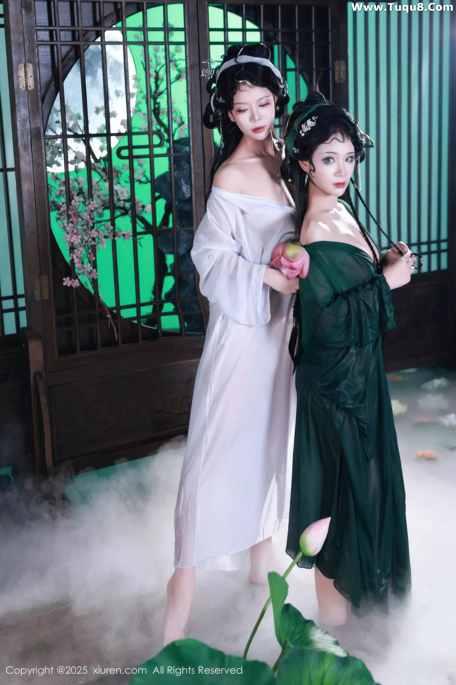 秀人集.com_[XiuRen秀人网]No.10561_模特南乔古风场景青蛇装扮性感低胸服饰秀完美身材诱惑写真88P