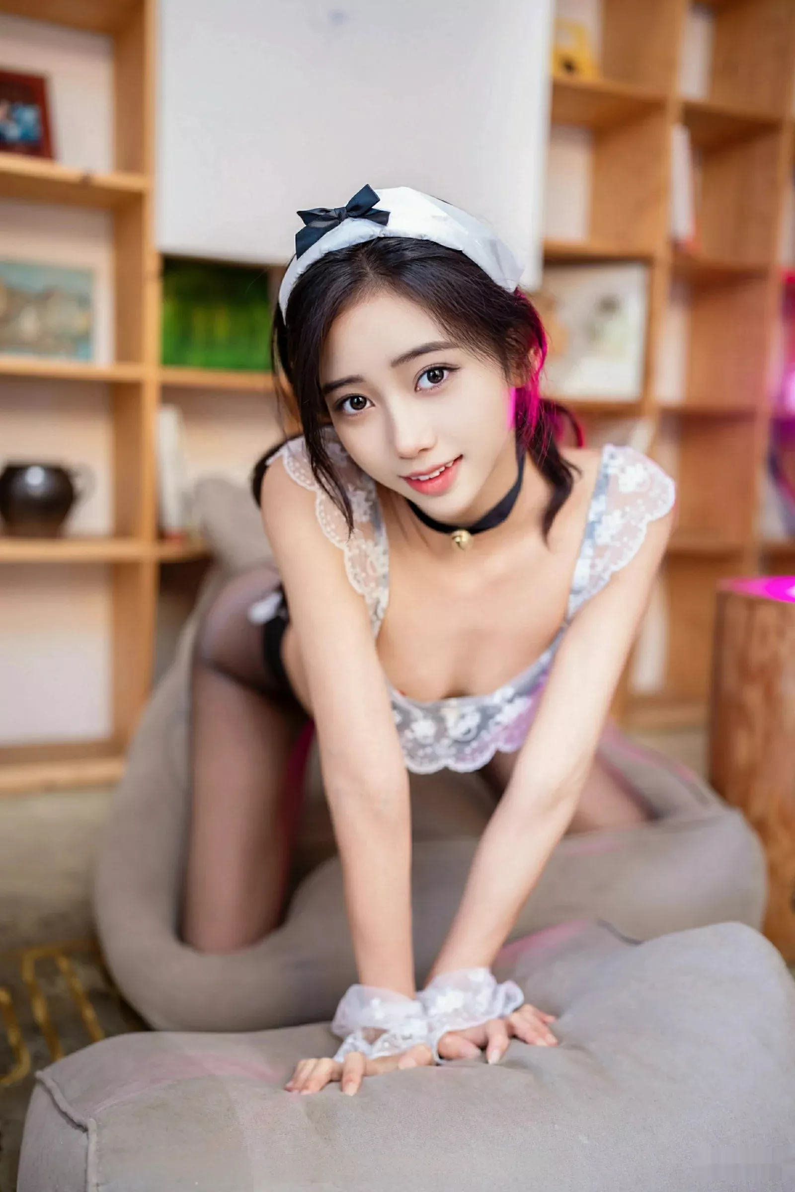 秀人集.com_[XINGYAN星颜社]VOL.377_模特时安安性感黑色情趣内衣配超薄黑丝秀柔美身材诱惑写真77P