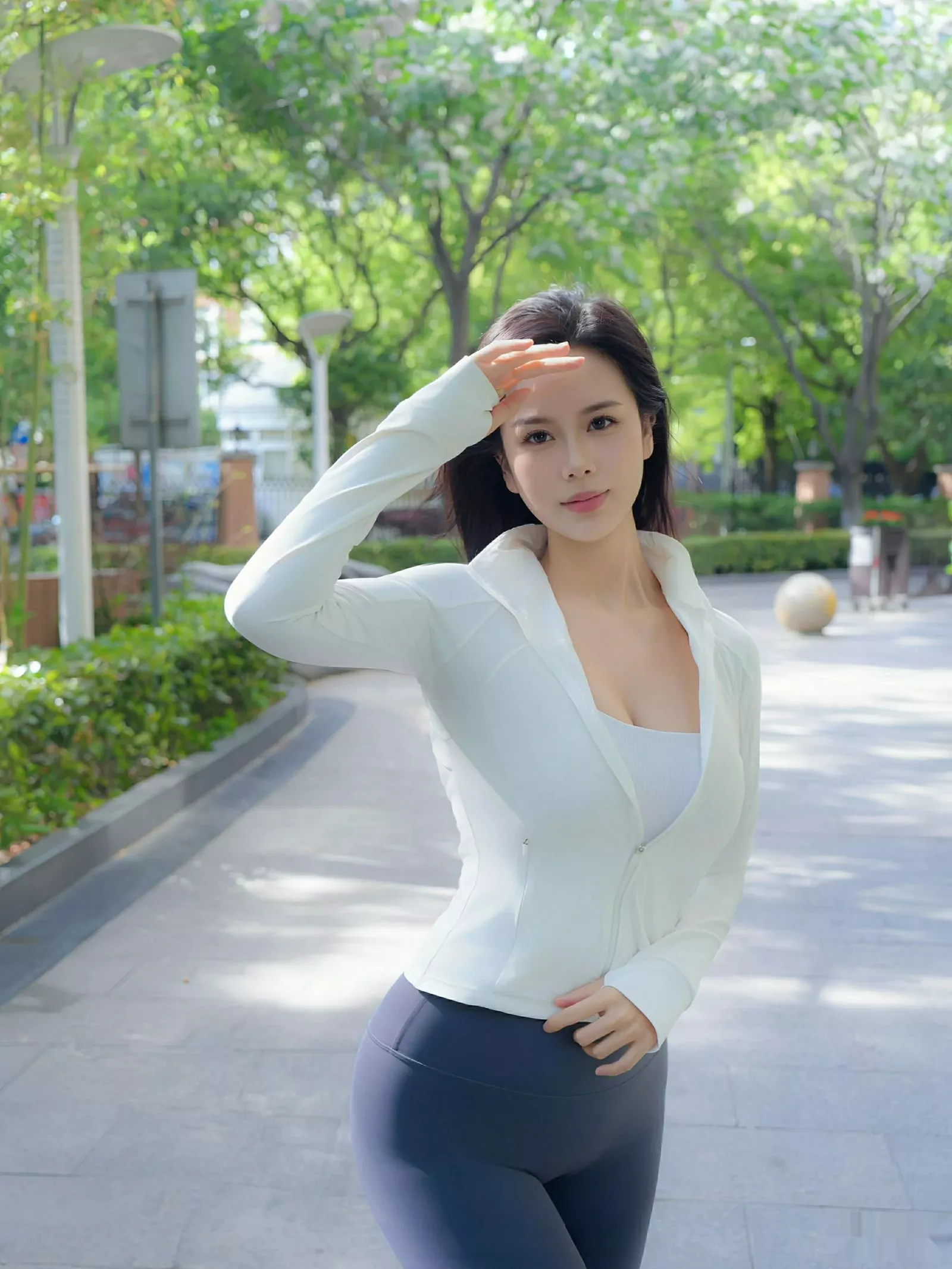 秀人集.com_[XiuRen秀人网]No.10595_模特玫瑰我爱你性感白蓝瑜伽运动服紧身秀凹凸身材惹火诱惑写真81P