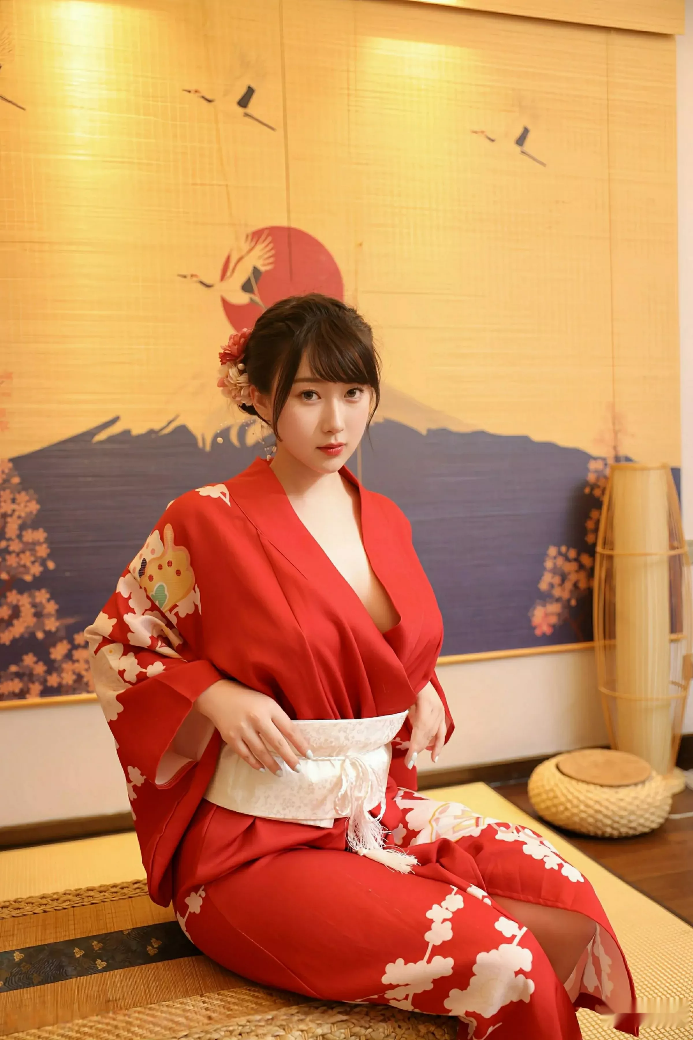 秀人集.com_[XiuRen秀人网]No.10624_模特李沁恩lrene性感日系风红色服饰半脱秀丰腴身材惹火诱惑写真69P