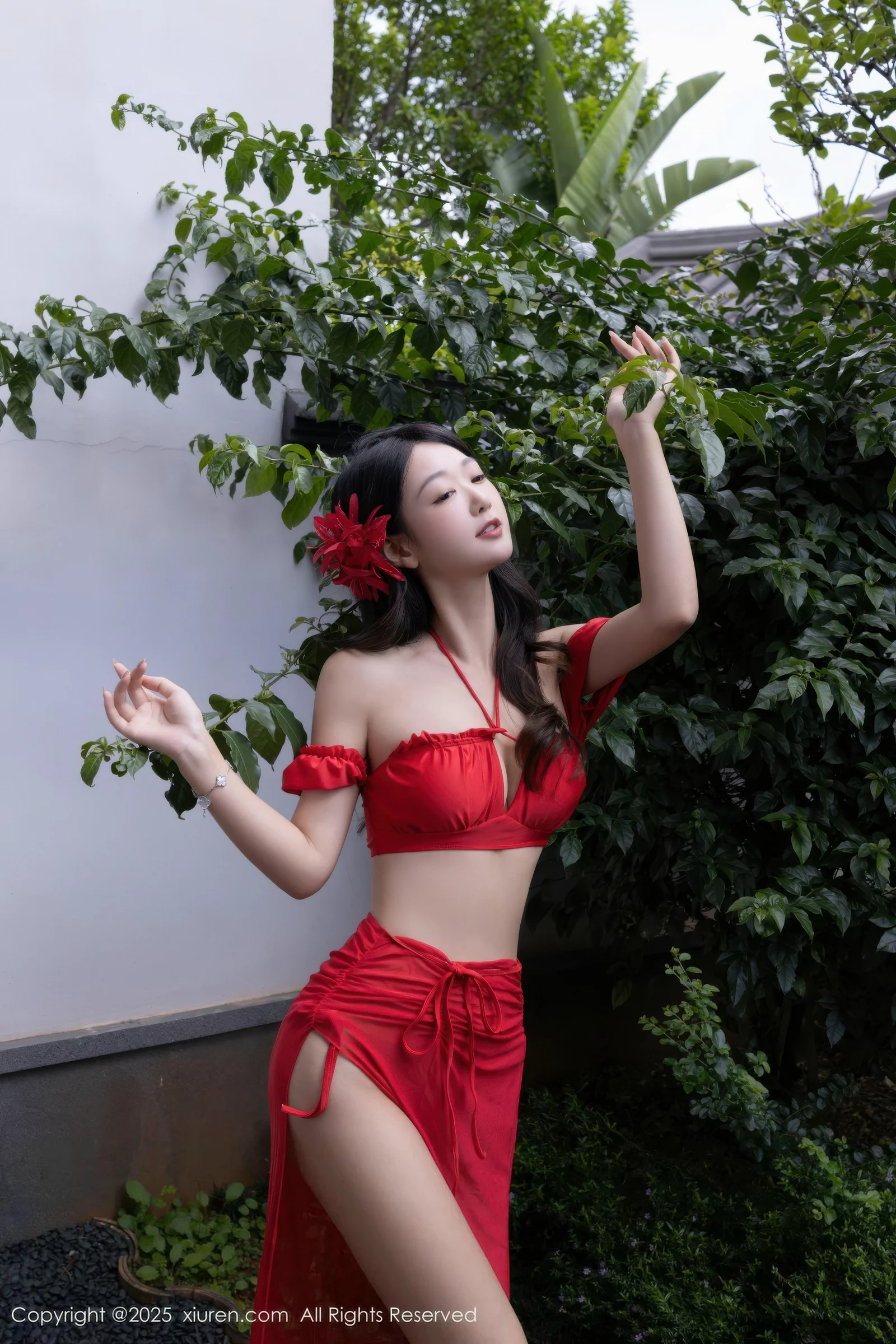 秀人集.com_[XiuRen秀人网]No.10662_模特唐安琪性感红色短裙露红色泳衣秀曼妙身姿迷人诱惑写真80P