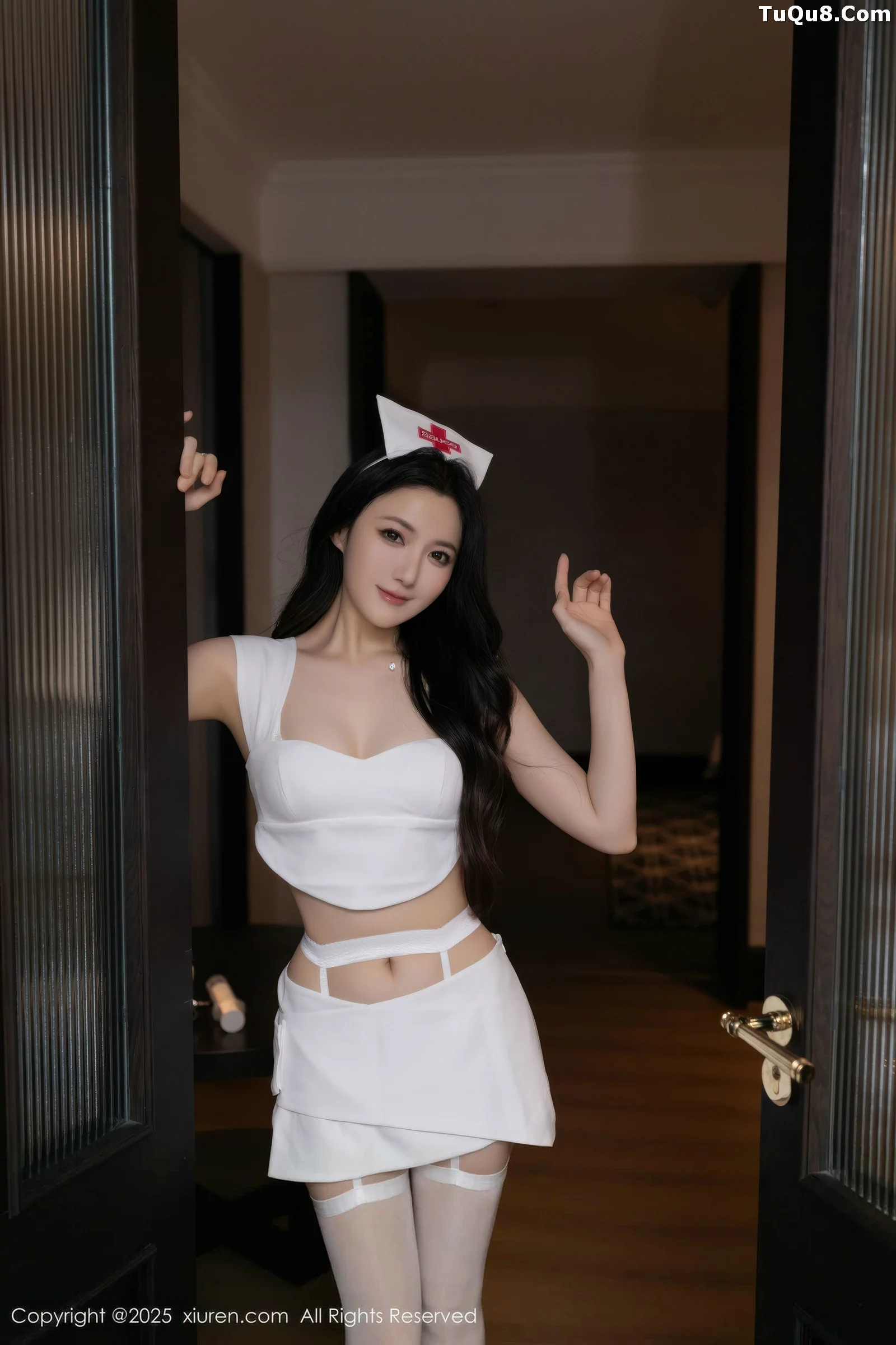 秀人集.com_[XiuRen秀人网]No.10711_模特鱼子酱Fish性感白色护士制服配白丝吊袜秀曼妙身姿诱惑写真74P