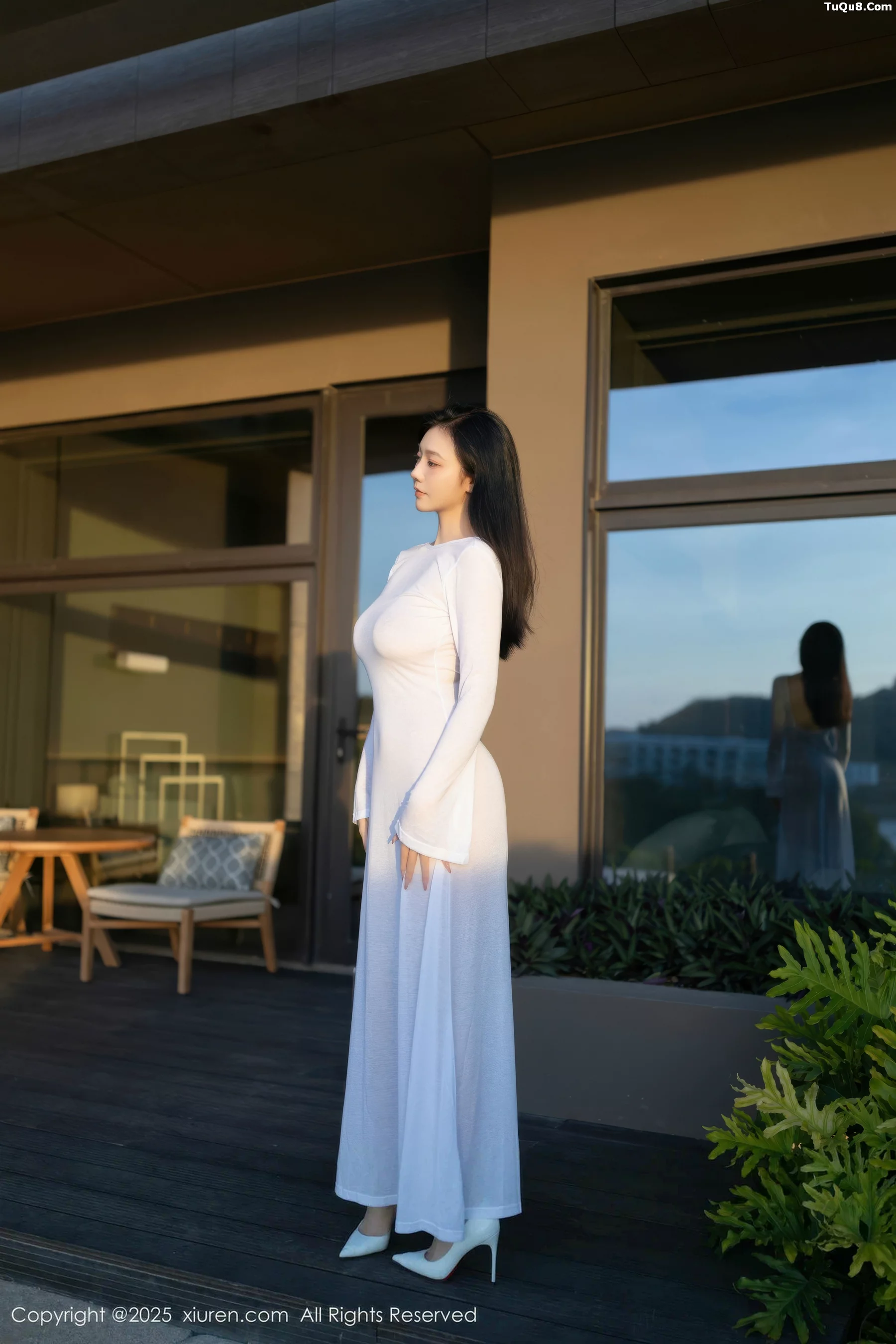 秀人集.com_[XiuRen秀人网]No.10747_模特安然anran性感白色连衣长裙配超薄肉色秀曼妙身姿诱惑写真80P