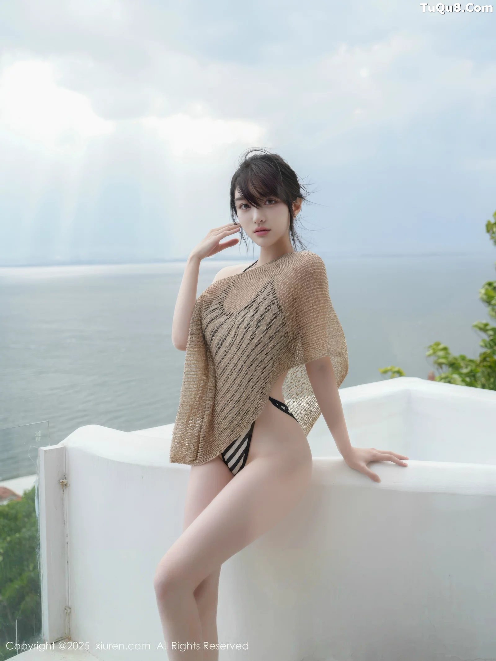 秀人集.com_[XiuRen秀人网]No.10698_模特白露lulu性感黑色连衣裙露黑白比基尼秀完美身材诱惑写真57P