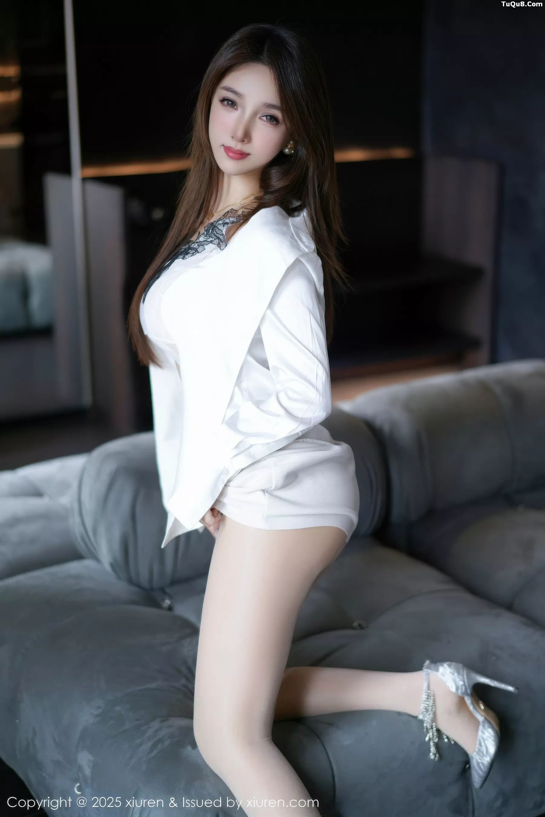 秀人集.com_[XiuRen秀人网]No.10872_模特桃桃·夭夭twins白色蕾丝内衣配超薄肉丝秀曼妙身姿诱惑写真60P