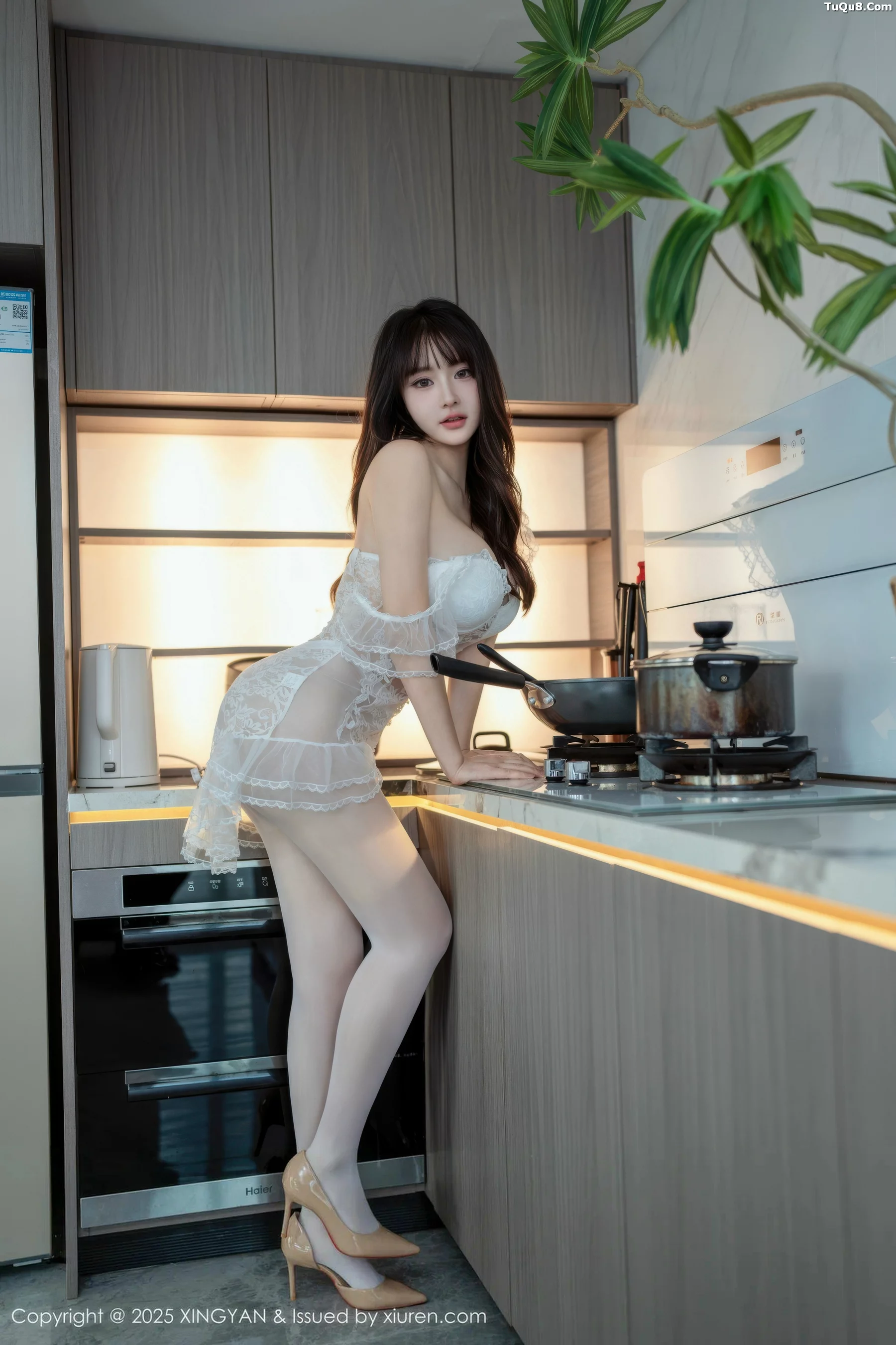 秀人集.com_[XINGYAN星颜社]VOL.420_模特沈南汐RuRu性感白色情趣内衣配超薄白丝秀凹凸身材写真67P