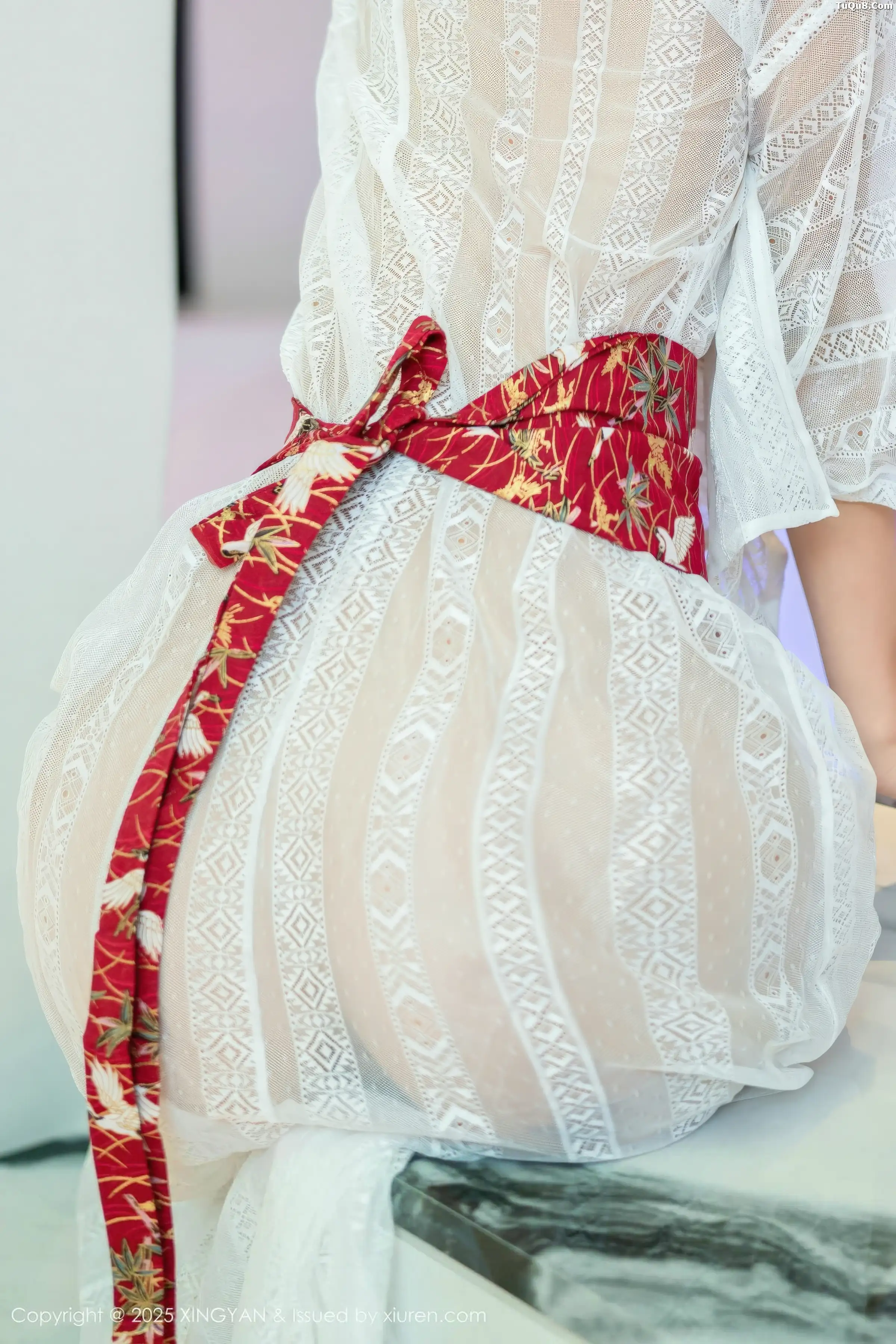 秀人集.com_[XINGYAN星颜社]VOL.442_模特时安安私房性感白色薄透连衣裙秀柔美身姿迷人诱惑写真75P