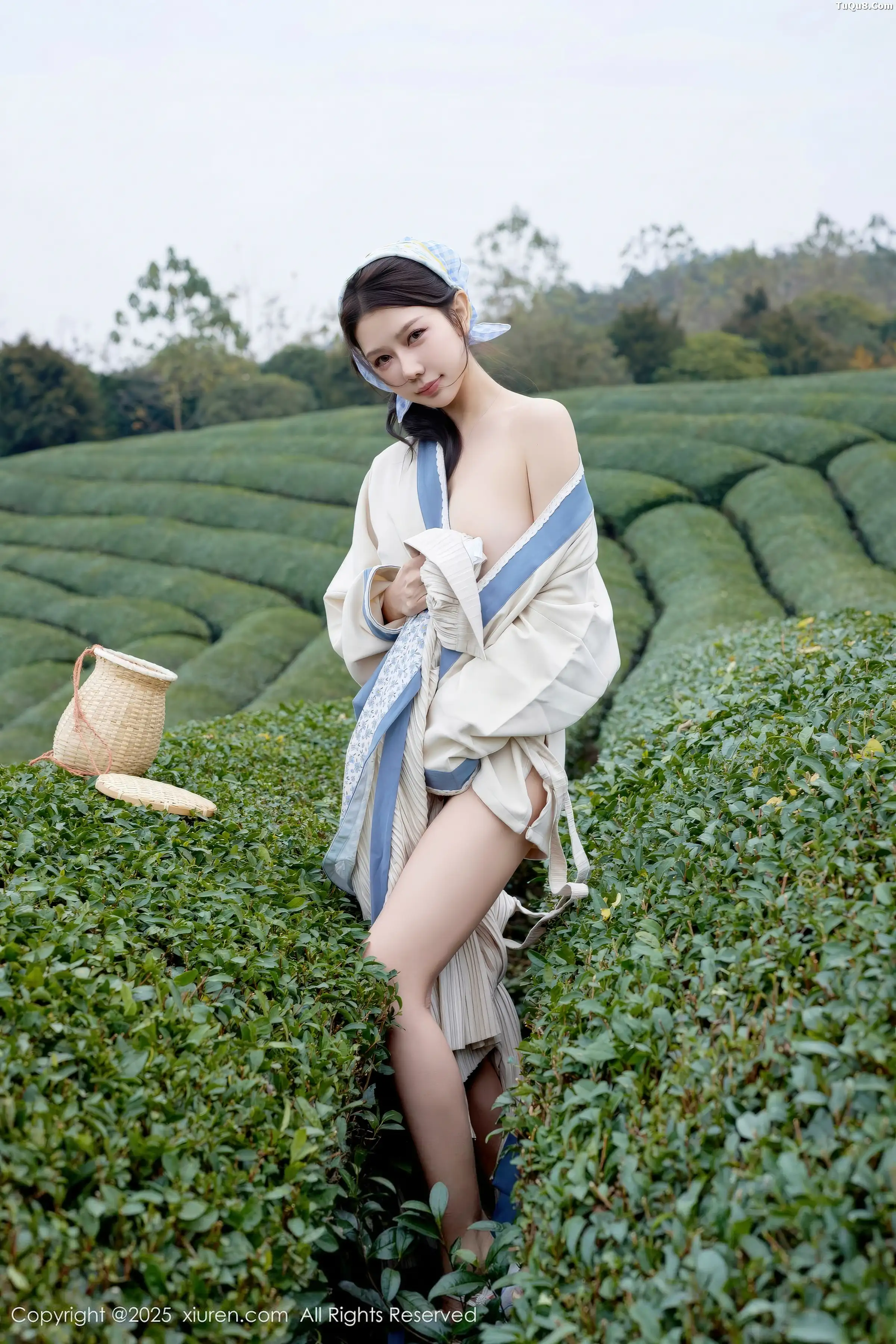 秀人集.com_[XiuRen秀人网]No.11098_模特尹甜甜户外采茶姑娘装扮性感长裙秀翘臀美腿迷人诱惑写真61P