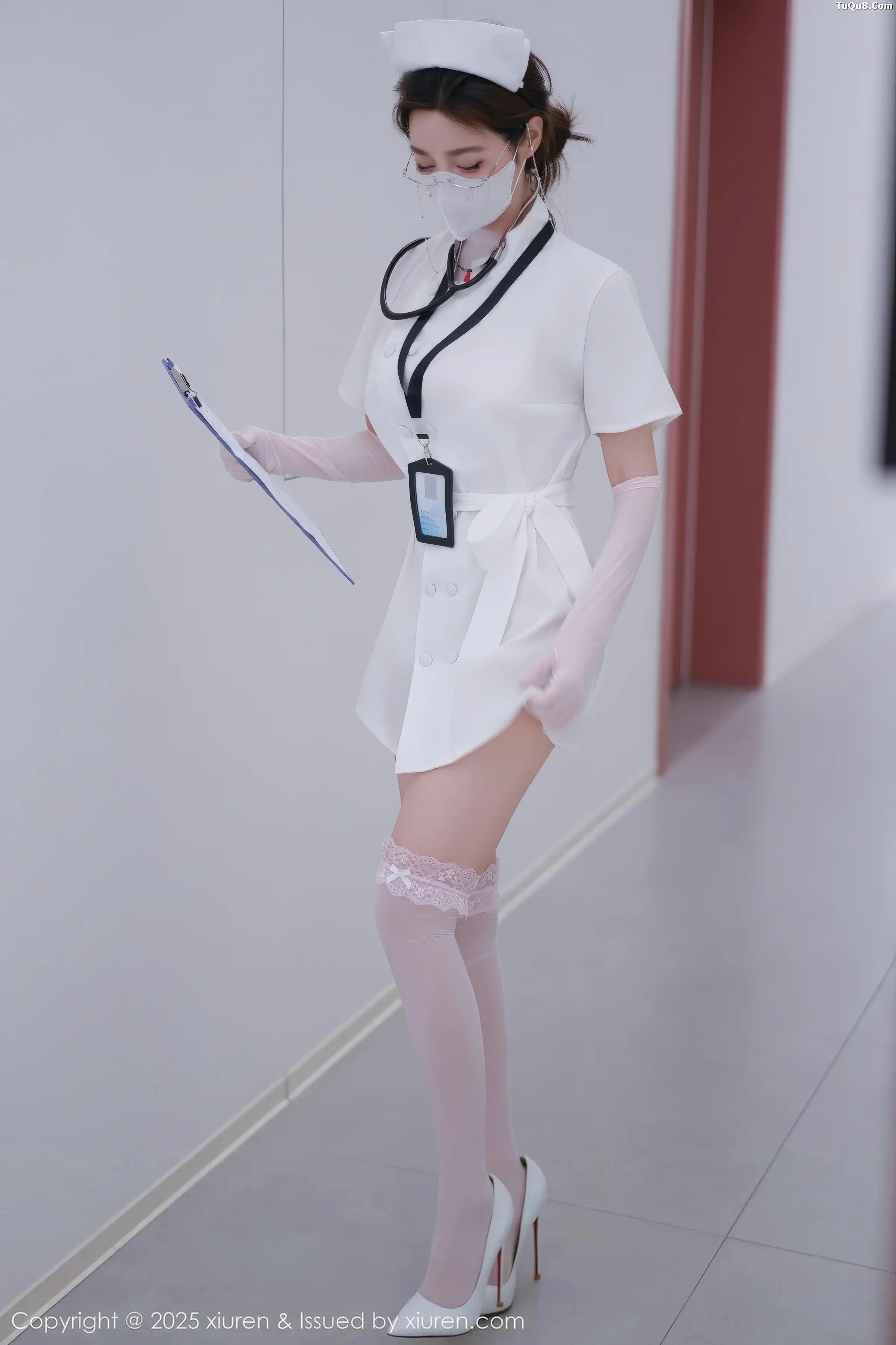 秀人集.com_[XiuRen秀人网]No.11099_模特Twins-桃桃性感护士服露白色情趣内衣秀曼妙身姿诱惑写真78P