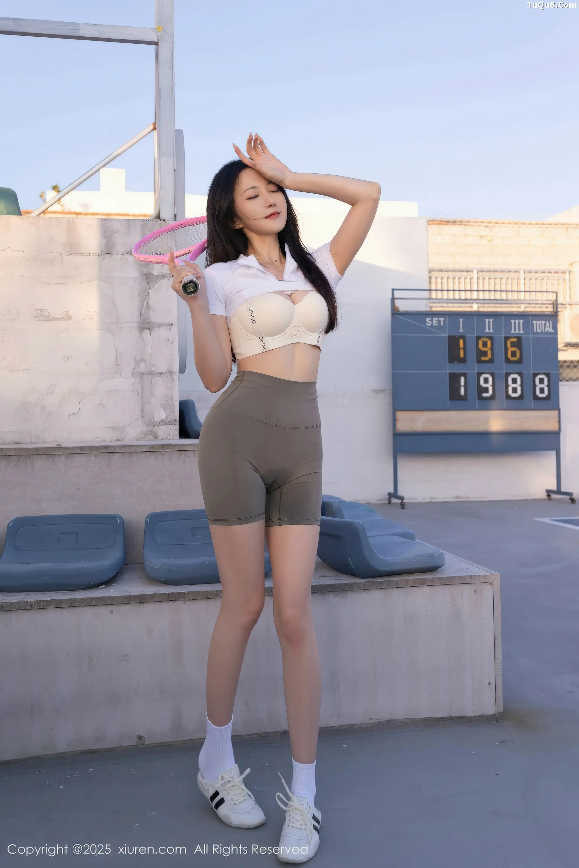 秀人集.com_[XiuRen秀人网]No.11106_模特鱼子酱Fish网球场景性感紧身运动服饰秀完美身材诱惑写真78P